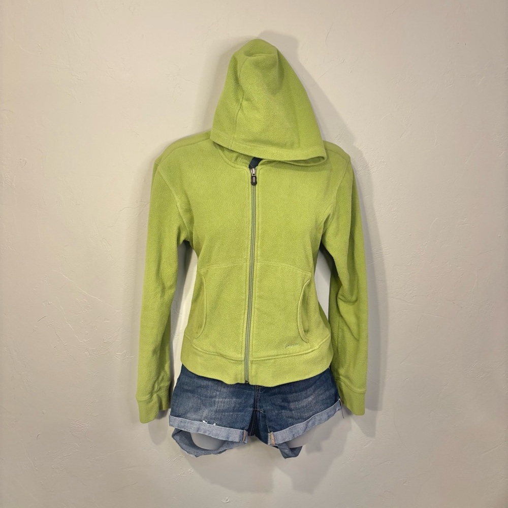 Patagonia Green Fleece Zip Up Jacket Women's Size Small
